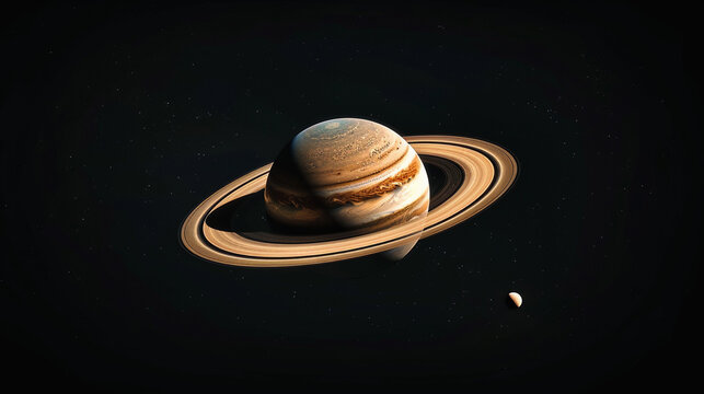 Saturn planet center of photo on spaces