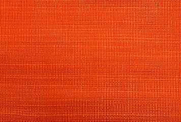 Orange Woven Fabric Texture Background