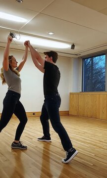 instructing on proper blocking technique