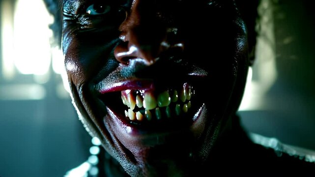 sourire effrayant
