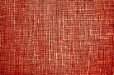 Fototapeta premium Red Terracotta Woven Fabric Background Texture