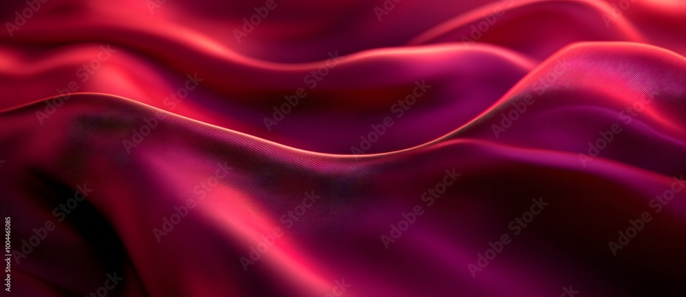 Poster Abstract Red Fabric Texture Background