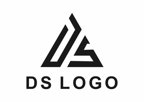 letter ds logo, design, vector, illustration, creative icon, template