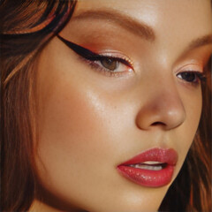 아이라인 화장품 모델 model