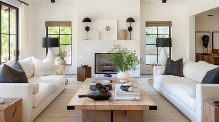 Fototapeta premium Modern Living Room Interior Design