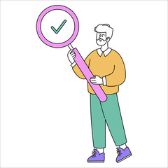 Businessman. Flat Vector Illustration