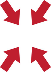 Red Arrows Icon Vector Illustration Design	
