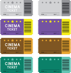 A Collection of Cinema Tickets