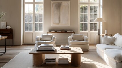 Fototapeta premium Modern Living Room Interior Design