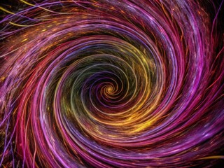 Fototapeta premium Vortex of swirling colors creating a mesmerizing effect.