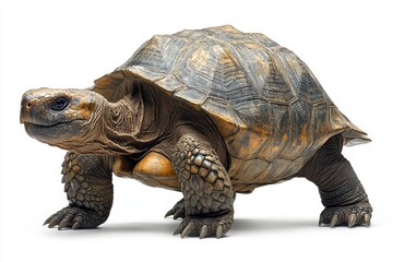 Obraz premium glyptodon, its armored shell and short legs