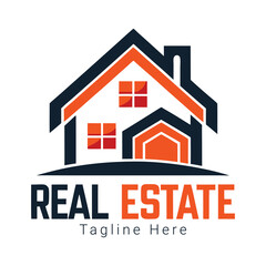 creative real estate home logo design template