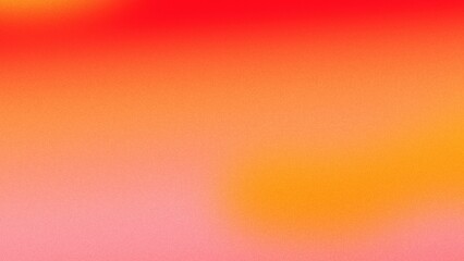 Fototapeta premium Gradient background in shades of red and orange with a textured, grainy noise effect, perfect for web banner or poster design