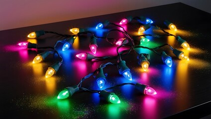 Elegant Christmas Concept Tile Background: Abstract Snowflakes, Trees, and Ornaments in Red, Green, and Gold for Holiday-Themed Projects, Wrapping Paper, and Digital Designs