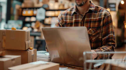 A local business owner launching an e-commerce platform to expand their reach, offering products to customers beyond their physical location.