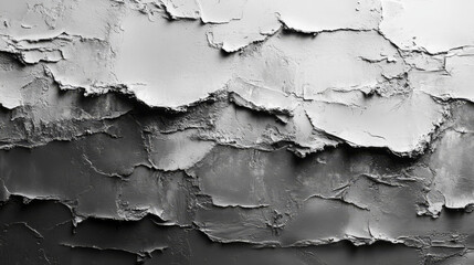 Obraz premium Textured gray and white paint abstract background.