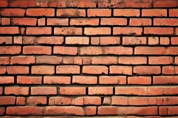 Obraz premium brick wall close up of a brick wall highlighting its individual