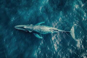 Blue whale animal mammal shark.