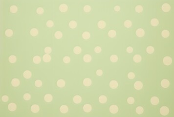Vintage Green Polka Dot Paper Texture Background