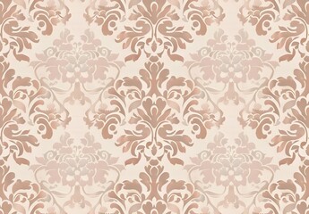 Vintage Floral Damask Wallpaper Pattern