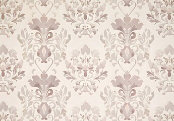 Fototapeta premium Vintage Floral Damask Wallpaper Pattern