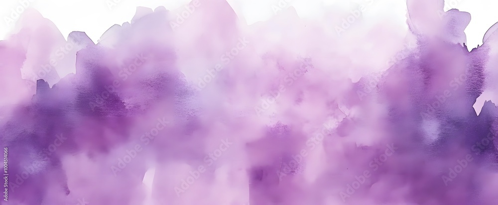 Wall mural abstract violet watercolor background with space for text