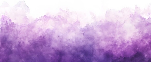 Fototapeta premium Abstract Violet Watercolor Background With Empty Space