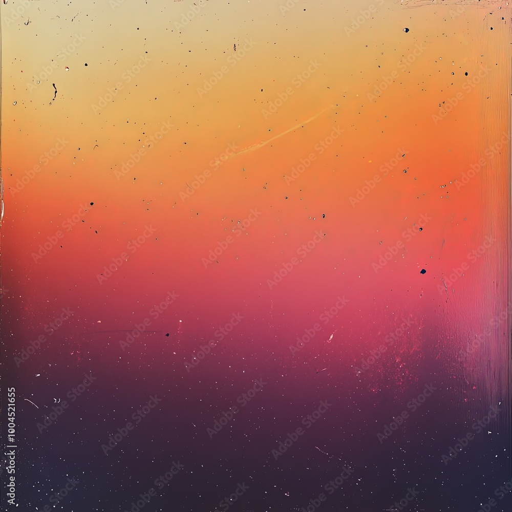 Canvas Prints Glowing orange and pink gradient light with soft texture for background design.