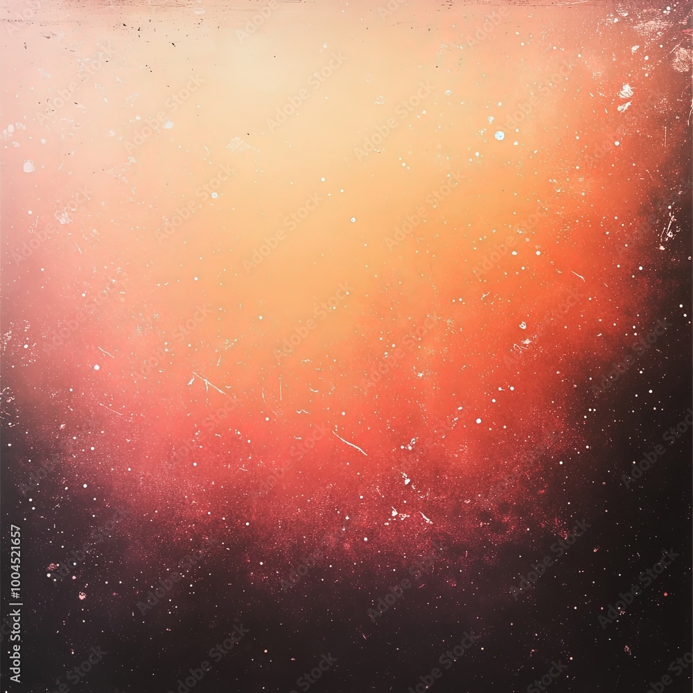Sticker abstract glowing orange and pink gradient light with soft texture for design.