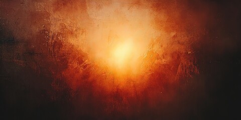 Glowing abstract light in diffused orange shades for creative designs.