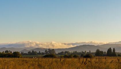 Rural Landscape in California. Countryside of USA