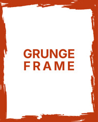 Hand Drawn Vintage Grunge Frame Overlay, Ink Brush Strokes, Black Paint, Invitation, Coupon, Book Cover, Gift Card, Banner halftone Overlay Abstract Border Design. 