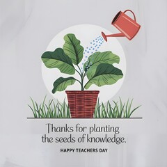 heartfelt message celebrating Teacher's Day, expressing gratitude and appreciation for dedicated educators.
