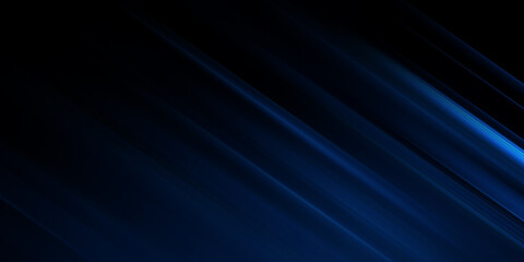 Motion light effect for banners. Blue lines. The effect of speed on a dark background
