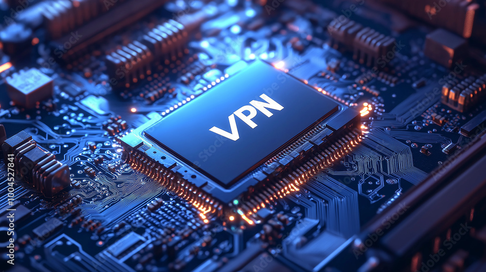 Poster vpn cpu chip on motherboard managing private network traffic