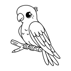 Printable Animal Coloring Page for Kids | Vector Design for Children