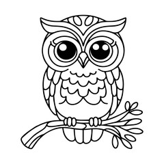 Printable Animal Coloring Page for Kids | Vector Design for Children