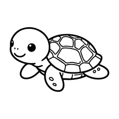 Printable Animal Coloring Page for Kids | Vector Design for Children