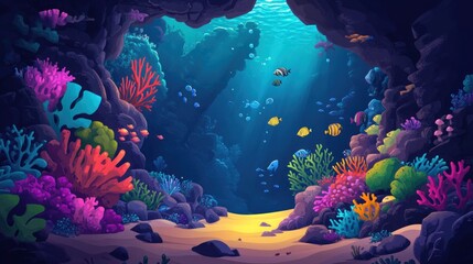 Fototapeta premium Underwater Paradise