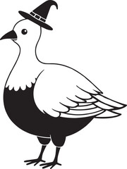 A beautiful turkey art illustration