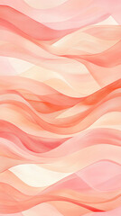  soothing watercolor wave pattern in soft blush and peach tones, gently flowing in vertical waves, creating a serene and calming background