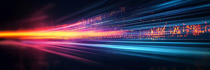 Digital background for tech, AI, data, audio, graphics, and more