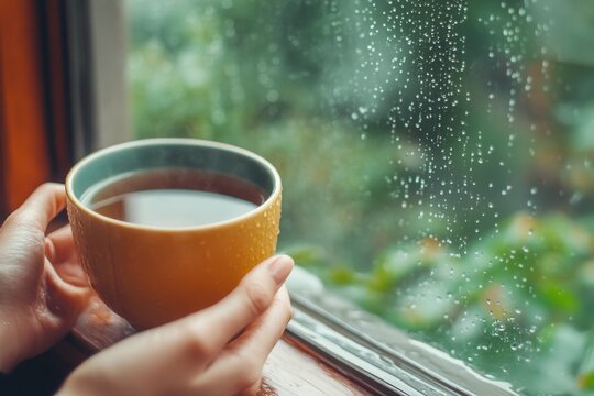 Warm Drink on a Rainy Day