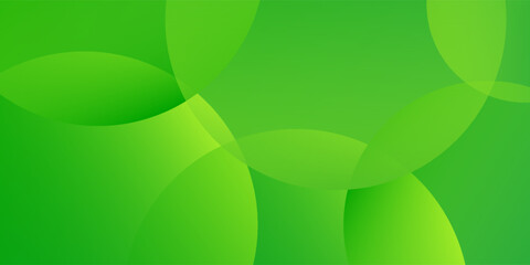 Abstract green circle background. Fluid shapes composition. vector design concept. Decorative web layout or poster, banner simple