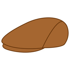 Flat cap ( hunting hat ) vector