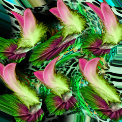 Obraz premium leopard print designs