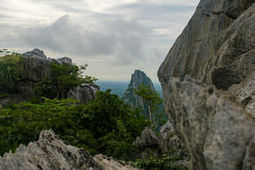 Scenic view of mountains and lush greenery,Khao Nor - Khao Kheaw , Nakornsawan, thailand