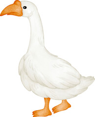 watercolor goose