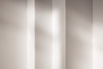 A white wall with a striped pattern