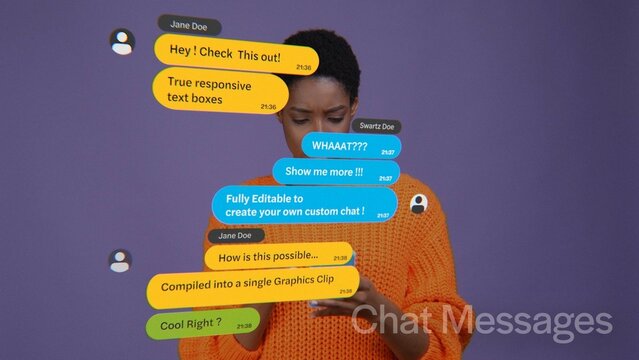 Creative Responsive Chat Messages 
